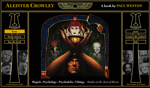 Aleister Crowley - by Paul Weston - Click here to visit the site