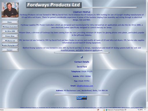 UV & IR Drying systems & Picture Glazing - Click here to visit the site