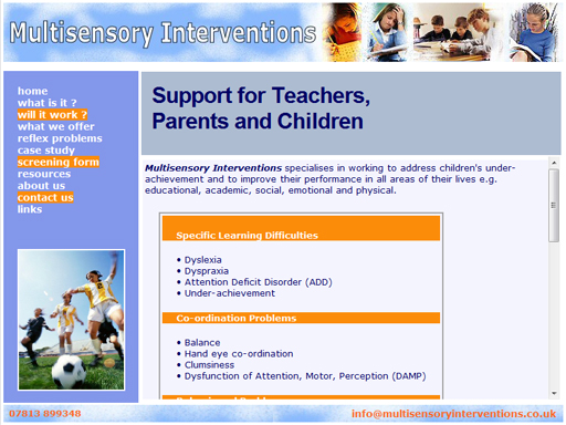 Performance development and improvement for children - Click here to visit the site