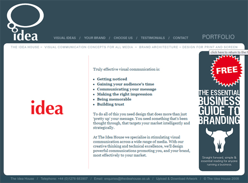 Graphic Design and Marketing - Click here to visit the site